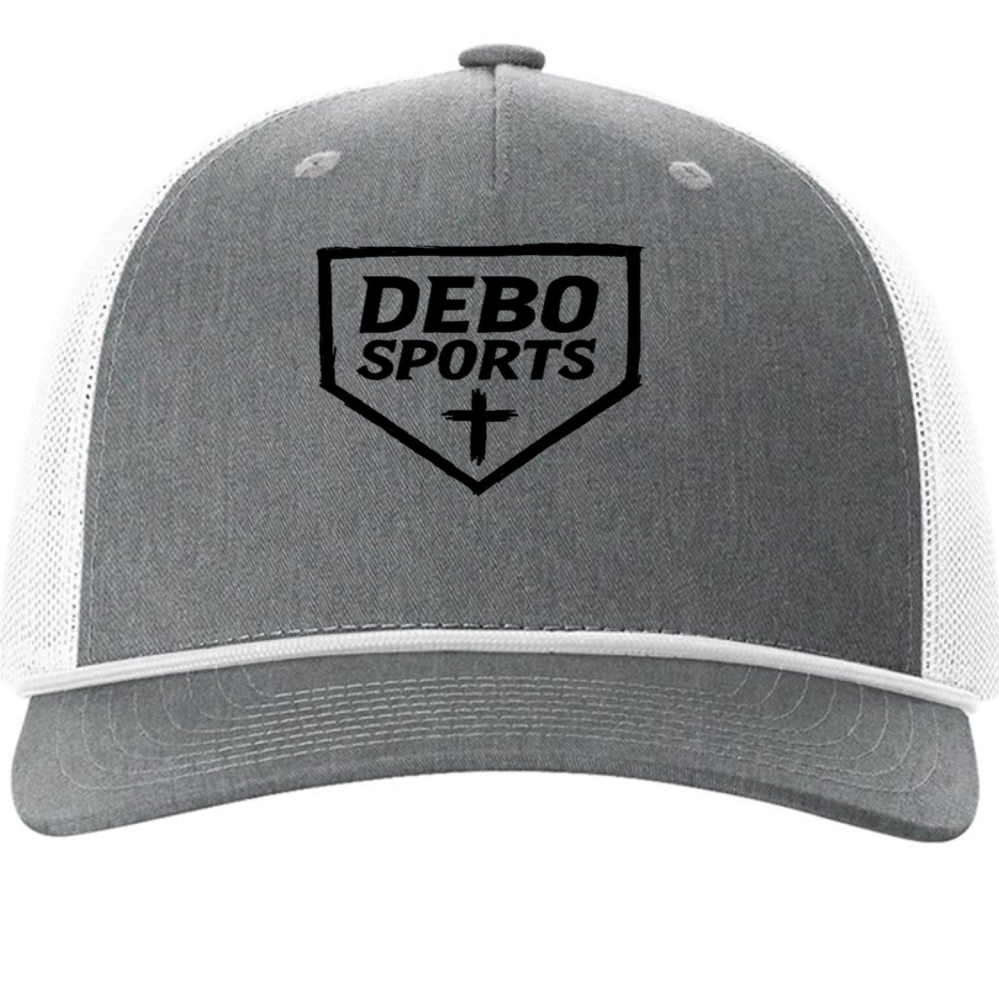 Heather Grey/ White - FRONT